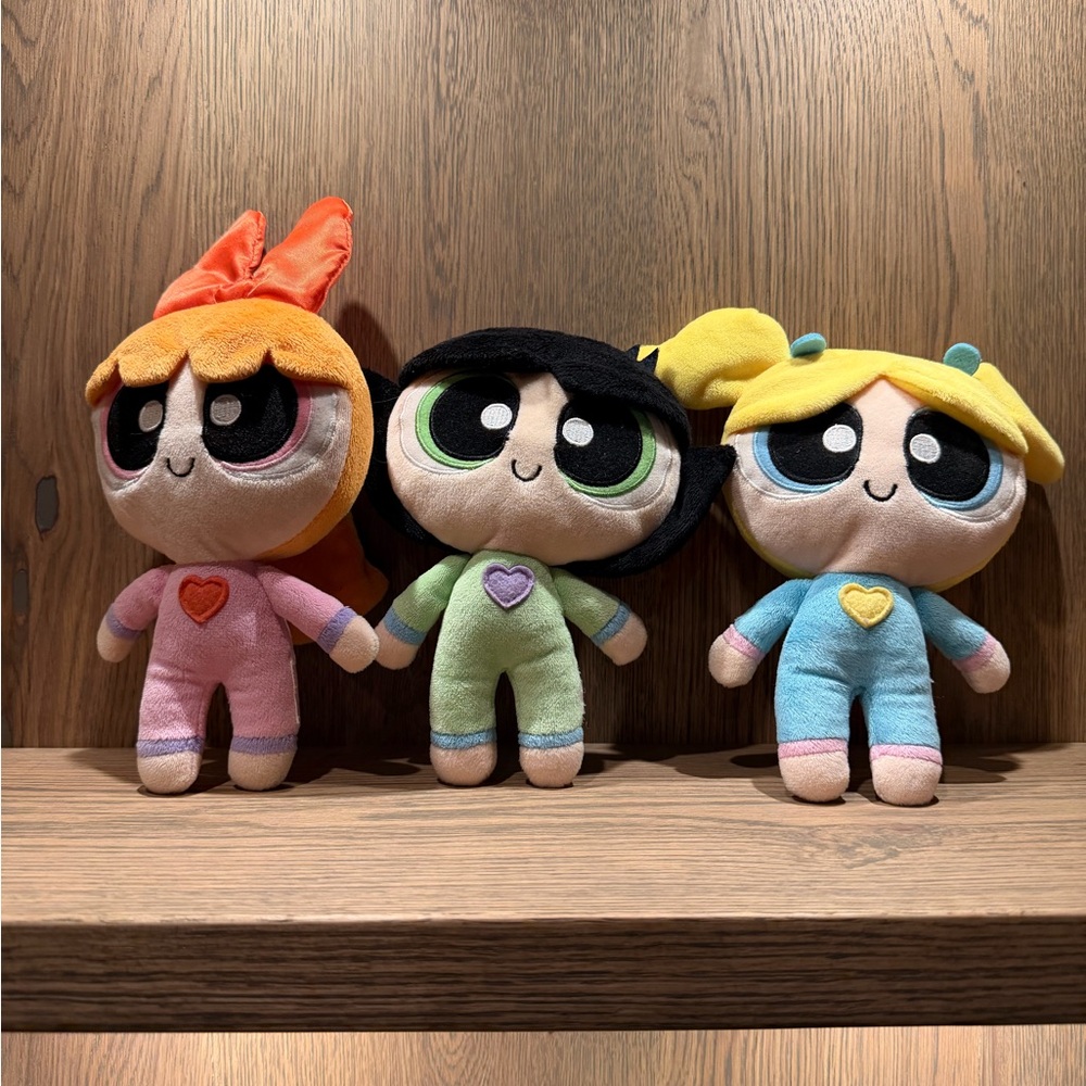 Colorful Trio Plush Toy Set